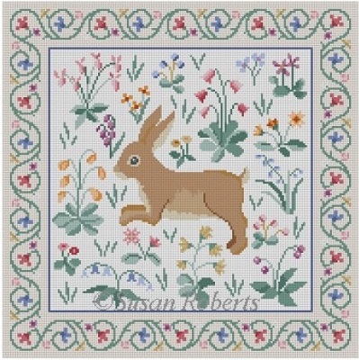 click here to view larger image of Cluny Rabbit (hand painted canvases)