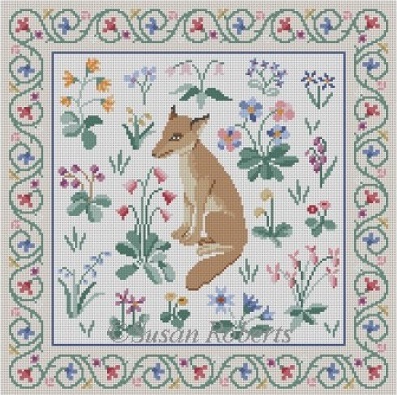 click here to view larger image of Cluny Fox (hand painted canvases)