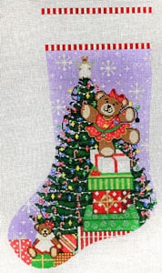 click here to view larger image of Beary - Christmas (hand painted canvases)