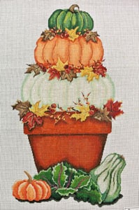 click here to view larger image of Fall Harvest (hand painted canvases)