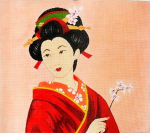 click here to view larger image of Geisha of Beauty (hand painted canvases)