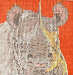 click here to view larger image of Rhino (hand painted canvases)
