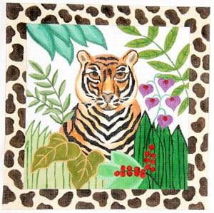 click here to view larger image of Jungle Gaze - Tiger (hand painted canvases)