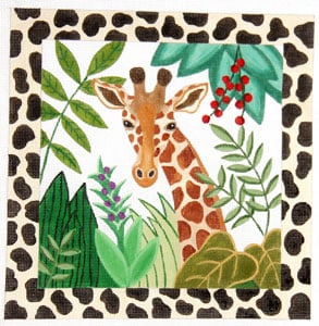 click here to view larger image of Jungle Stretch - Giraffe (hand painted canvases)