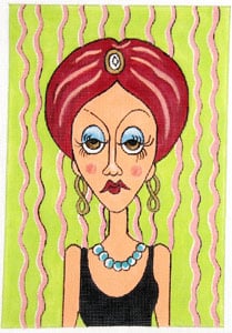 click here to view larger image of Gertrude - 13 Count (hand painted canvases)