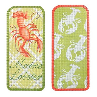 click here to view larger image of Maine Lobster Eyeglasses Case (hand painted canvases)