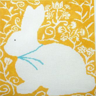 click here to view larger image of Cottontail-Gold (hand painted canvases)