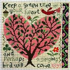 click here to view larger image of Singing Bird (hand painted canvases)