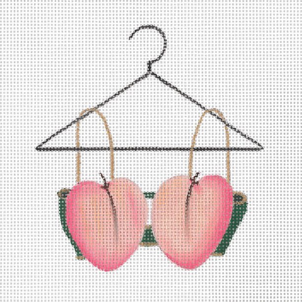 click here to view larger image of Peaches Bra (hand painted canvases)