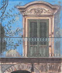 click here to view larger image of Sicily Door (hand painted canvases)