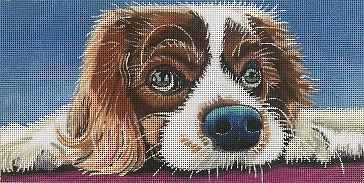 click here to view larger image of Puppy Eyes (hand painted canvases)