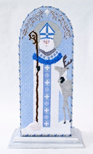 click here to view larger image of Snow St. Nicholas (hand painted canvases)