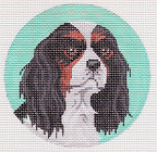 click here to view larger image of Cavalier King Charles Spaniel Ornament (hand painted canvases)