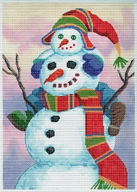 click here to view larger image of Snow Dad (hand painted canvases)