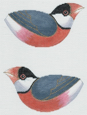 click here to view larger image of Java Sparrow (hand painted canvases)