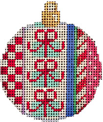 click here to view larger image of Presents / Patterns Mini Ball (hand painted canvases)