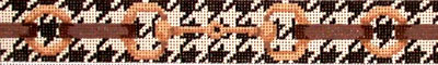 click here to view larger image of Bits On Houndstooth Belt (hand painted canvases)