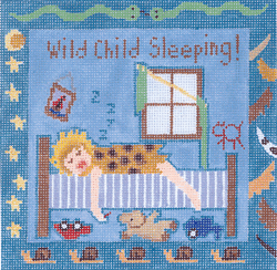 click here to view larger image of Wild Child Sleeping (hand painted canvases)