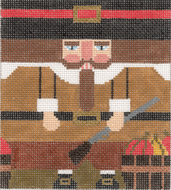 click here to view larger image of November Nutcracker (hand painted canvases)