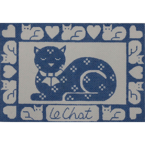 click here to view larger image of Le Chat - Cat (hand painted canvases)