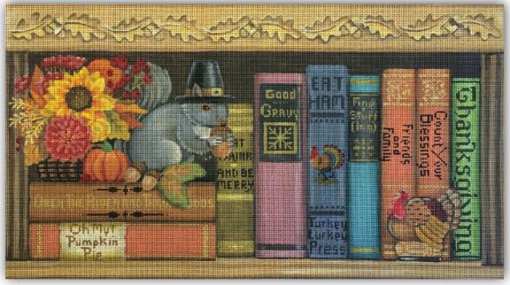 click here to view larger image of Thanksgiving Books  (hand painted canvases)