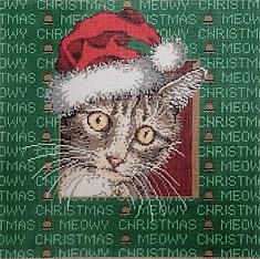 click here to view larger image of Meow (hand painted canvases)