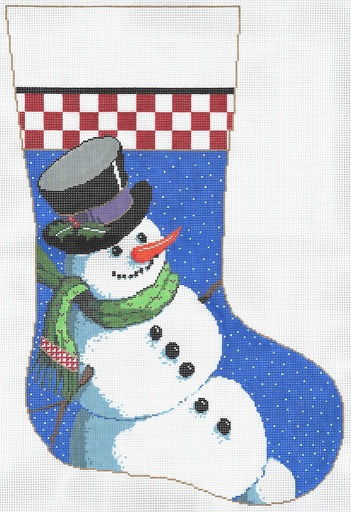 click here to view larger image of Smile Stocking (hand painted canvases)