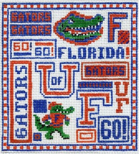 click here to view larger image of Florida Gators (hand painted canvases)