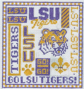 click here to view larger image of LSU (hand painted canvases)
