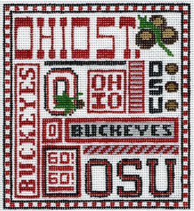 click here to view larger image of Ohio State (hand painted canvases)