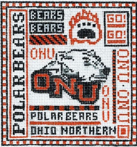 click here to view larger image of Ohio Northern University (hand painted canvases)