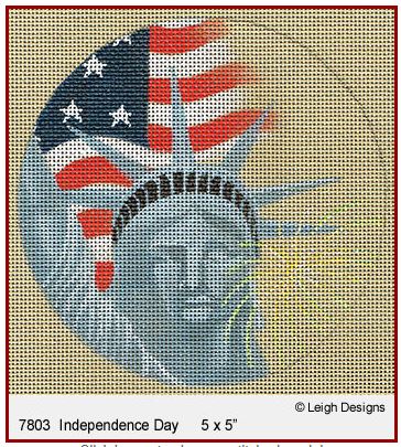 click here to view larger image of Independence Day (hand painted canvases)