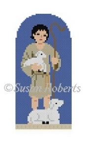 click here to view larger image of Nativity Shepherd Boy  (hand painted canvases)