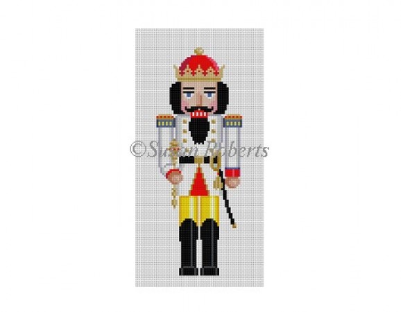 click here to view larger image of White King Nutcracker (hand painted canvases)