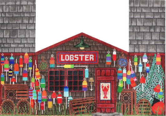 click here to view larger image of Maine Lobster Shanty  (hand painted canvases)