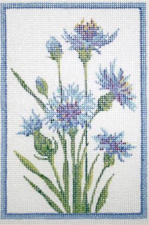 click here to view larger image of Germany Cornflower (hand painted canvases)