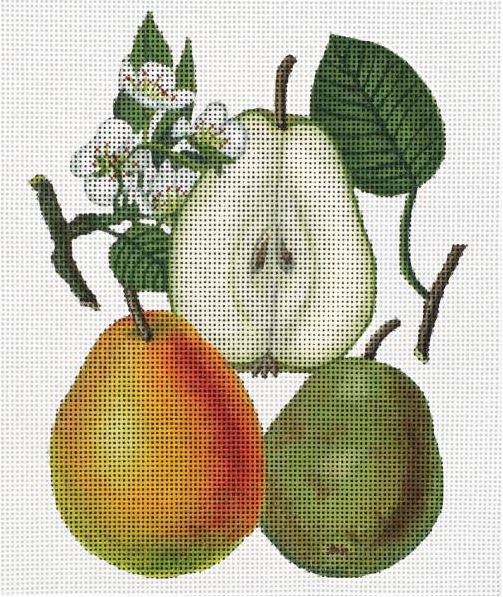 click here to view larger image of Pears (hand painted canvases)