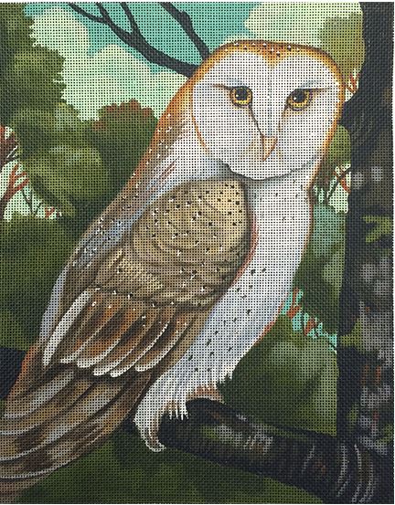click here to view larger image of Owl   (hand painted canvases)
