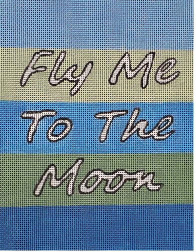 click here to view larger image of Fly Me to the Moon (hand painted canvases)