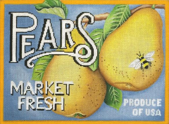 click here to view larger image of Market Fresh Pears (hand painted canvases)