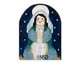click here to view larger image of Nativity Thimble Mary - 24M (hand painted canvases)