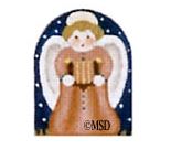 click here to view larger image of Nativity Thimble Rust Angel - 18M (hand painted canvases)