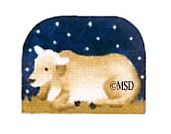 click here to view larger image of Nativity Thimble Ox - 18M (hand painted canvases)