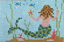 click here to view larger image of Mermaid  (hand painted canvases)