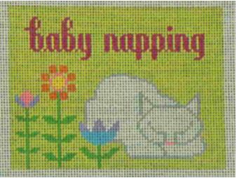 click here to view larger image of Baby Napping - Kitten (hand painted canvases)