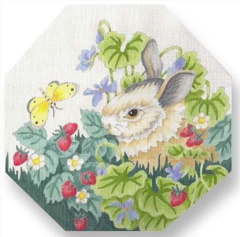 click here to view larger image of Bunny Pillow (hand painted canvases)
