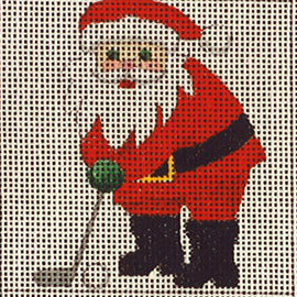 click here to view larger image of Santa - Putt (hand painted canvases)