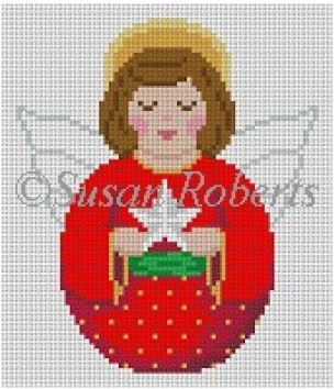 click here to view larger image of Roly Poly Angel (hand painted canvases)