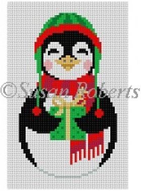 click here to view larger image of Roly Poly Penguin (hand painted canvases)