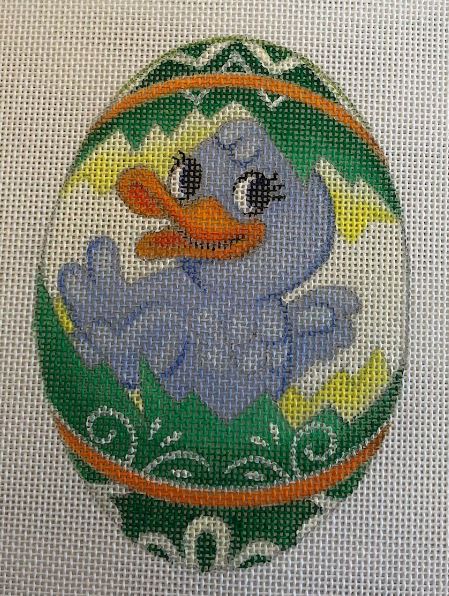 click here to view larger image of Duckling - Green (hand painted canvases)